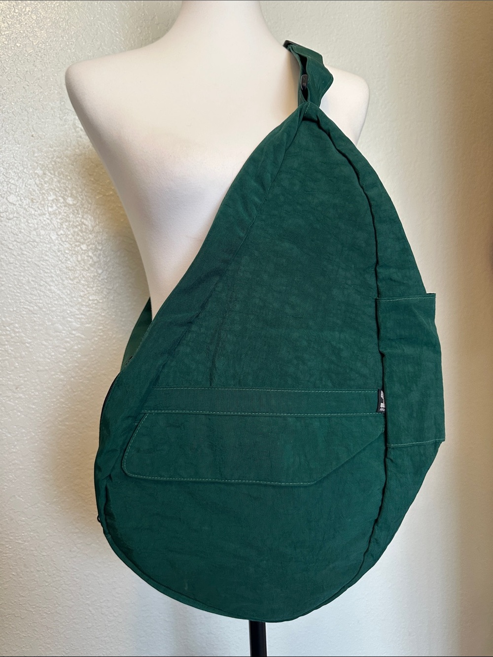 Ameribag Deep Green Crossbody Sling Bag